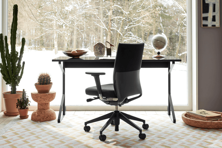 Vitra Drehstuhl ID-Chair Soft, mit Polsterrückenlehne, Plano, VOLLAUSSTATTUNG Produktbild