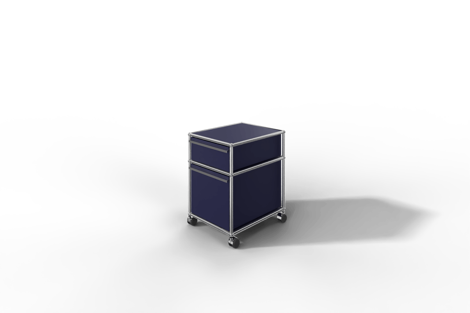 USM Haller Rollcontainer mit Hängeregistratur, wahlweise abschließbar. 14 Farben konfigurierbar. Produktbild