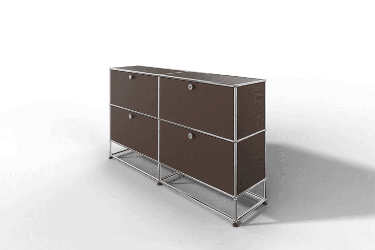 USM Haller Sideboard, mit 4 Klapptüren und Sockel von Paul Schärer & Fritz Haller Produktbild