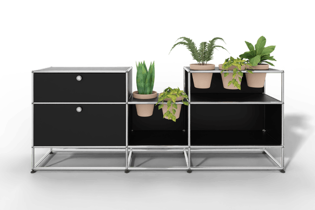USM Haller Sideboard mit Pflanzeneinlage