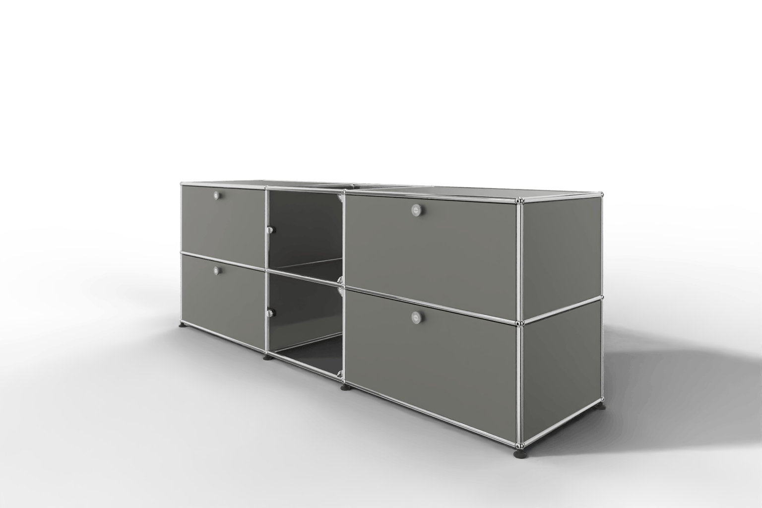USM Haller Sideboard mit Vitrinen-Element Produktbild