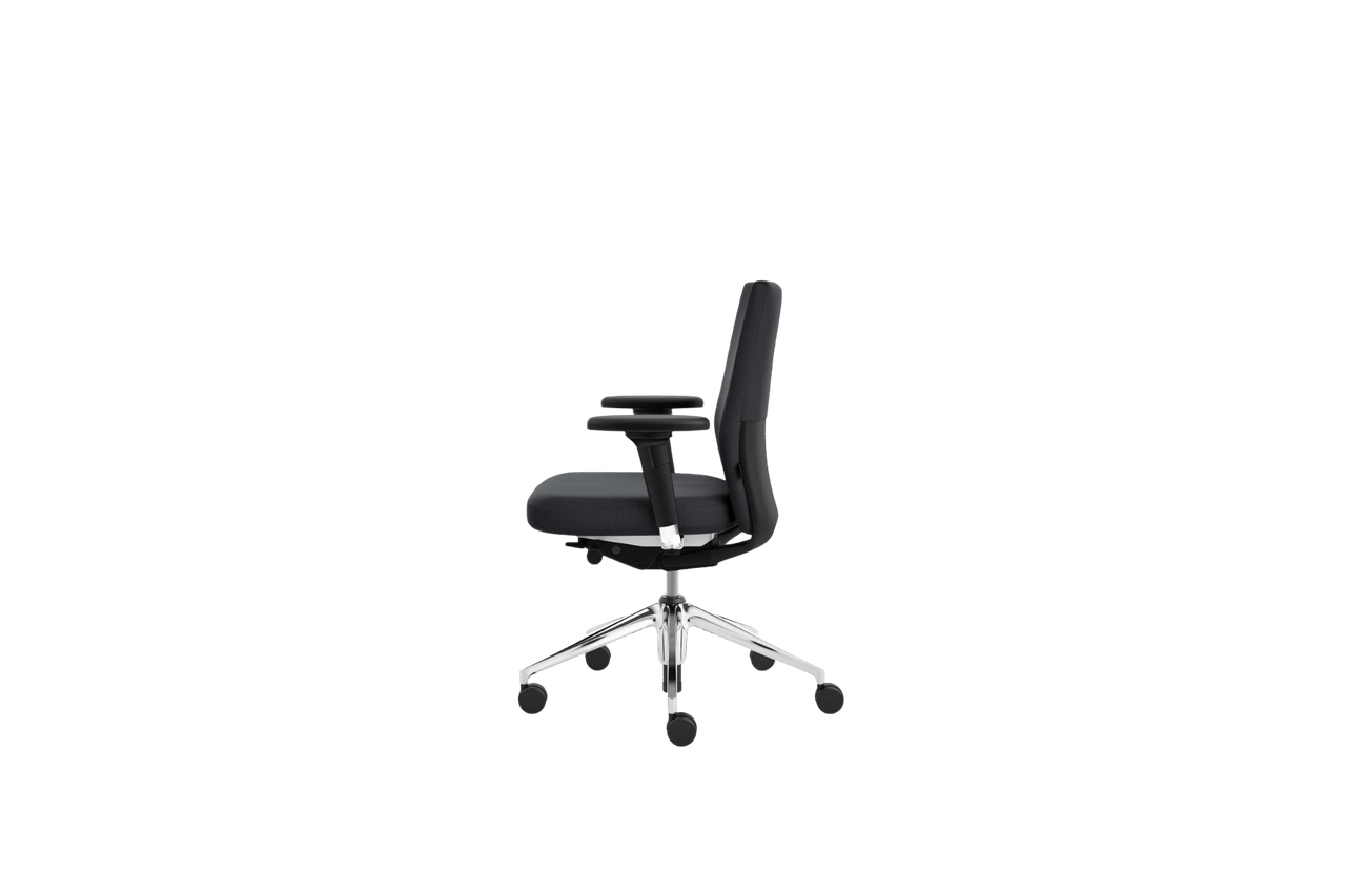 Vitra Drehstuhl ID-Chair Soft, mit Polsterrückenlehne, Plano, VOLLAUSSTATTUNG Produktbild