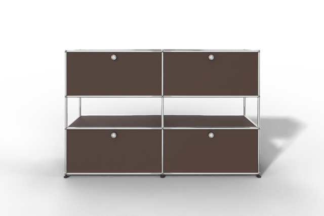 USM Haller Highboard mit 4 Klapptüren und offener Ebene