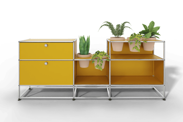 USM Haller Sideboard mit Pflanzeneinlage