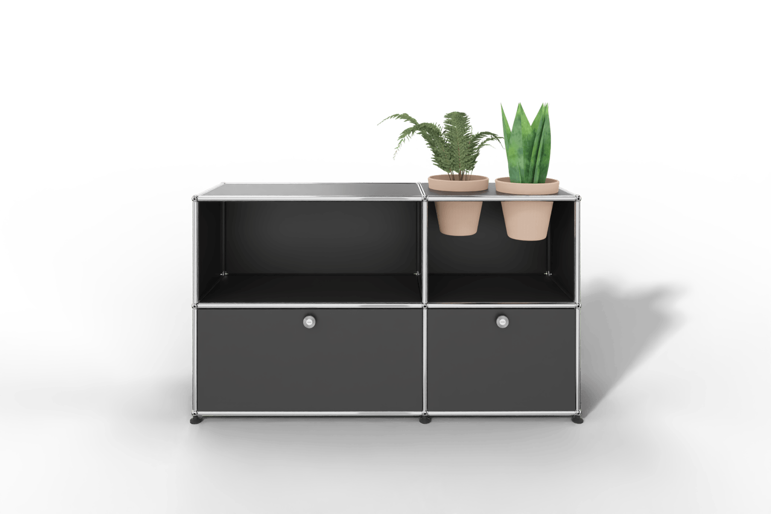 USM Haller Sideboard mit Klapptüren und Pflanzeneinsatz Produktbild