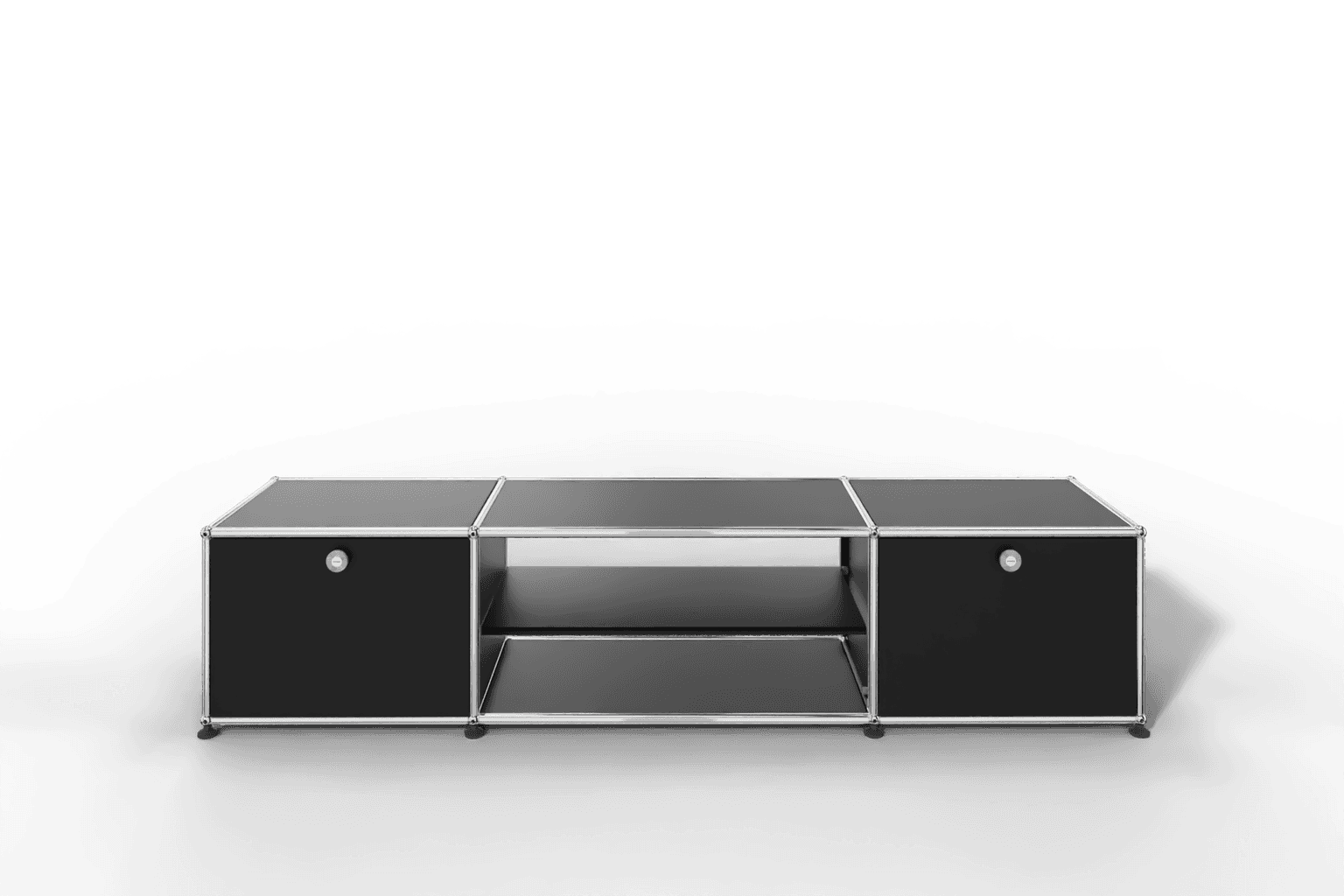 USM Haller TV-Lowboard mit Mittelteil und Zwischentablar Produktbild