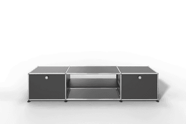 USM Haller TV-Lowboard mit Mittelteil und Zwischentablar Produktbild