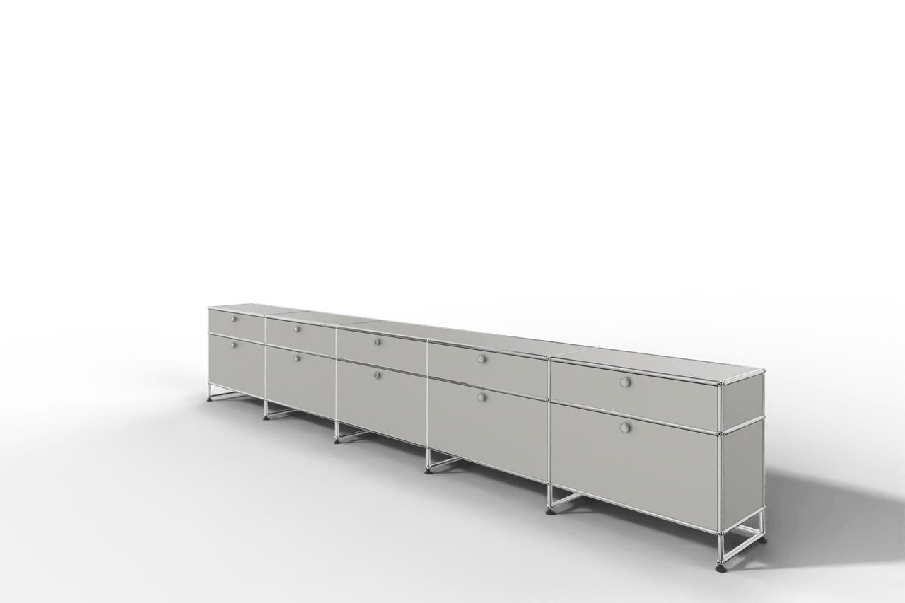 USM Haller Sideboard, 10 Klapptüren, Beige Produktbild