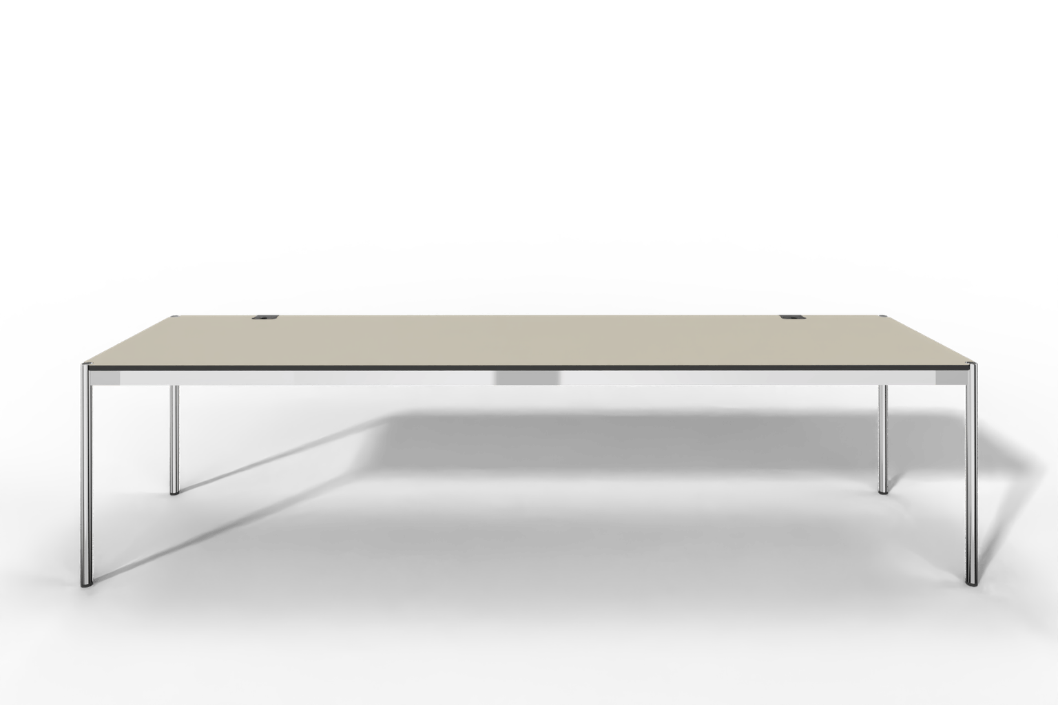 USM Haller Tisch Plus,Tiefe 750 mm, Oberfläche Linoleum Produktbild