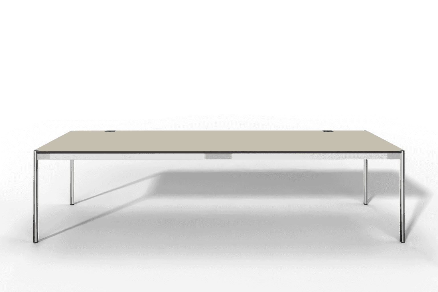 USM Haller Tisch Plus,Tiefe 750 mm, Oberfläche Linoleum Produktbild