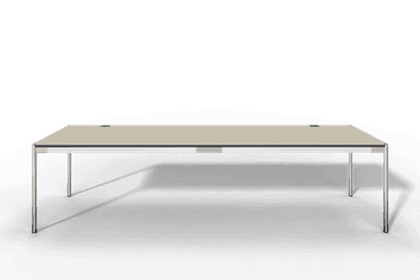 USM Haller Tisch Plus,Tiefe 750 mm, Oberfläche Linoleum Produktbild