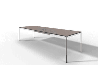 USM Haller Tisch Plus,Tiefe 1000 mm, Oberfläche Linoleum Produktbild