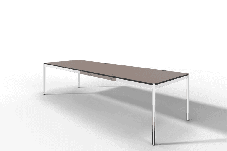 USM Haller Tisch Plus,Tiefe 1000 mm, Oberfläche Linoleum Produktbild
