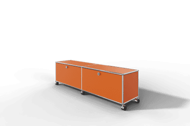 USM Haller Lowboard auf Rollen und mit 2 Klapptüren Produktbild