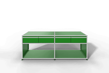USM Haller Sideboard, mit 4 Schubladen A6 und 2 offenen Fächern. Tiefe 50 cm. Produktbild
