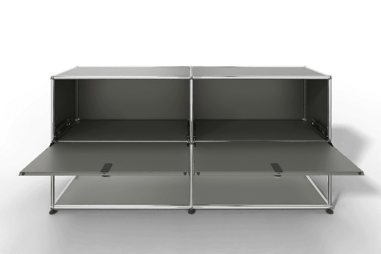 USM Haller Sideboard, 2 Klapptüren, untere Ebene offen Produktbild