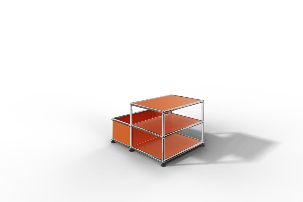 Kleiner Beistelltisch mit 2 Fächern und Abstellfach Produktbild