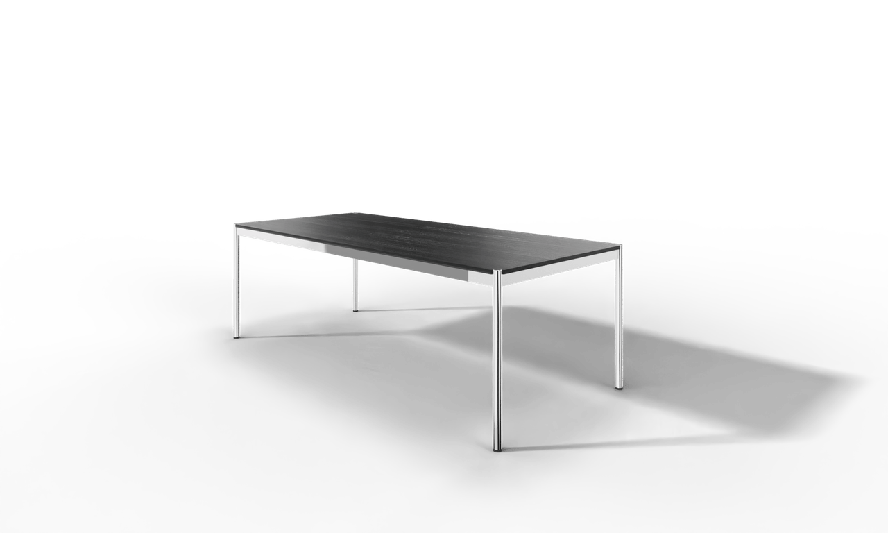 USM Haller Tisch, Tiefe 1000 mm, Holz furniert, geölt / lackiert, Oberfläche wählbar, Länge wählbar Produktbild