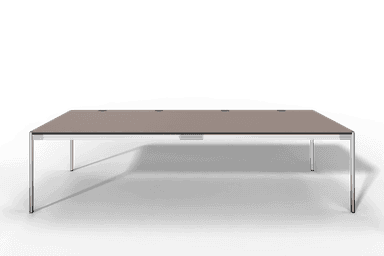 USM Haller Tisch Plus,Tiefe 1000 mm, Oberfläche Linoleum Produktbild