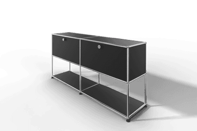 USM Haller Sideboard, 2 Klapptüren, untere Ebene offen Produktbild