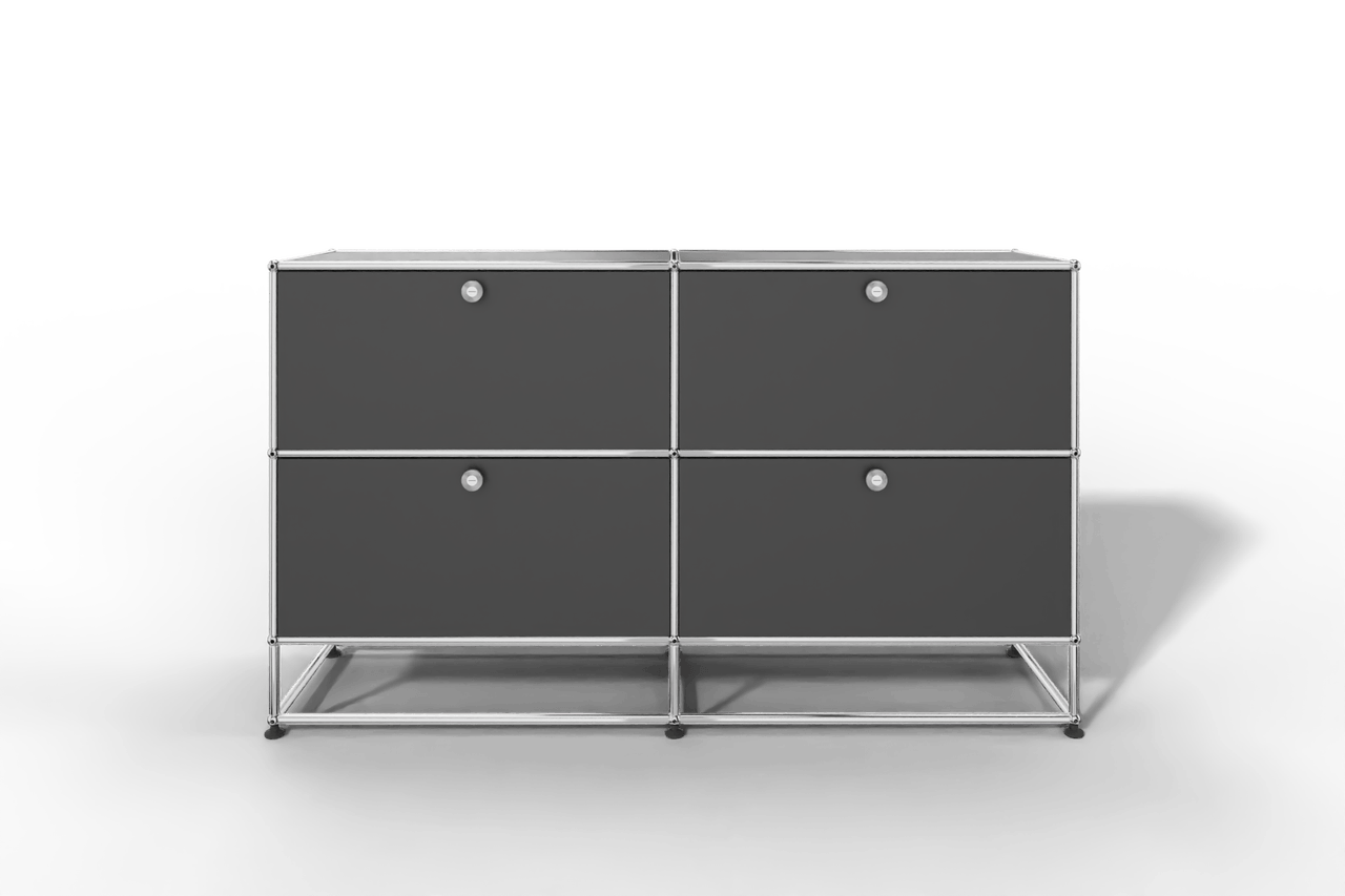 USM Haller Sideboard, mit 4 Klapptüren und Sockel von Paul Schärer & Fritz Haller Produktbild