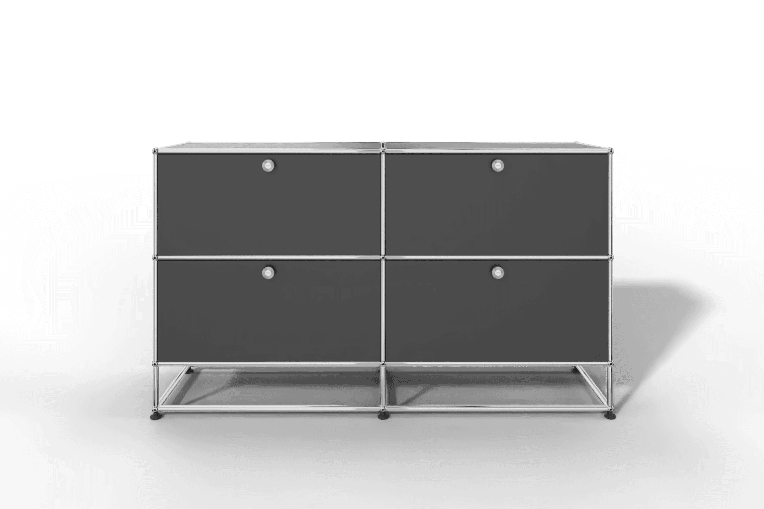 USM Haller Sideboard, mit 4 Klapptüren und Sockel von Paul Schärer & Fritz Haller Produktbild