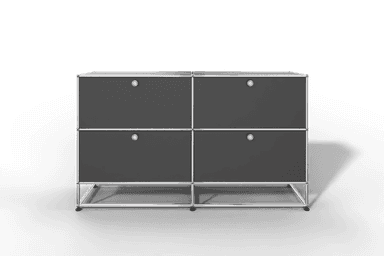 USM Haller Sideboard, mit 4 Klapptüren und Sockel von Paul Schärer & Fritz Haller Produktbild