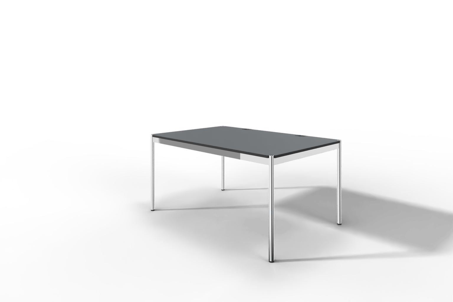 USM Haller Tisch Plus,Tiefe 1000 mm, Oberfläche Linoleum Produktbild