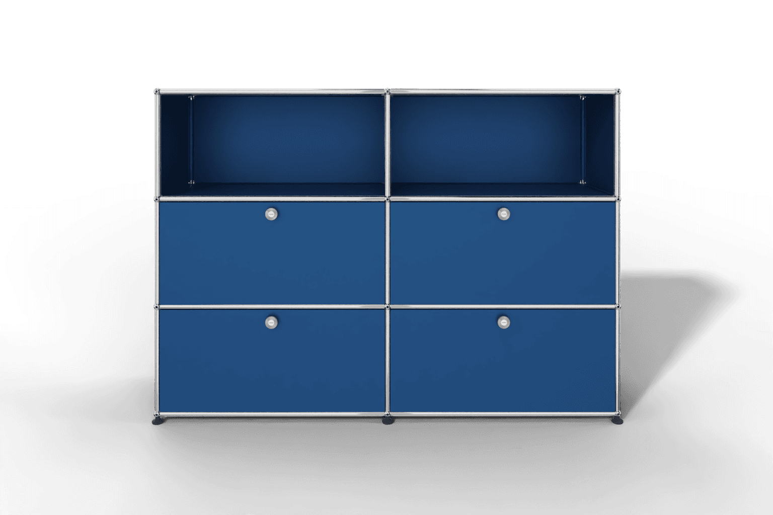 USM Haller Highboard mit 4 Klapptüren und 2 offenen Fächern Produktbild