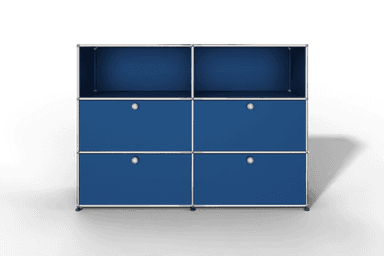 USM Haller Highboard mit 4 Klapptüren und 2 offenen Fächern Produktbild
