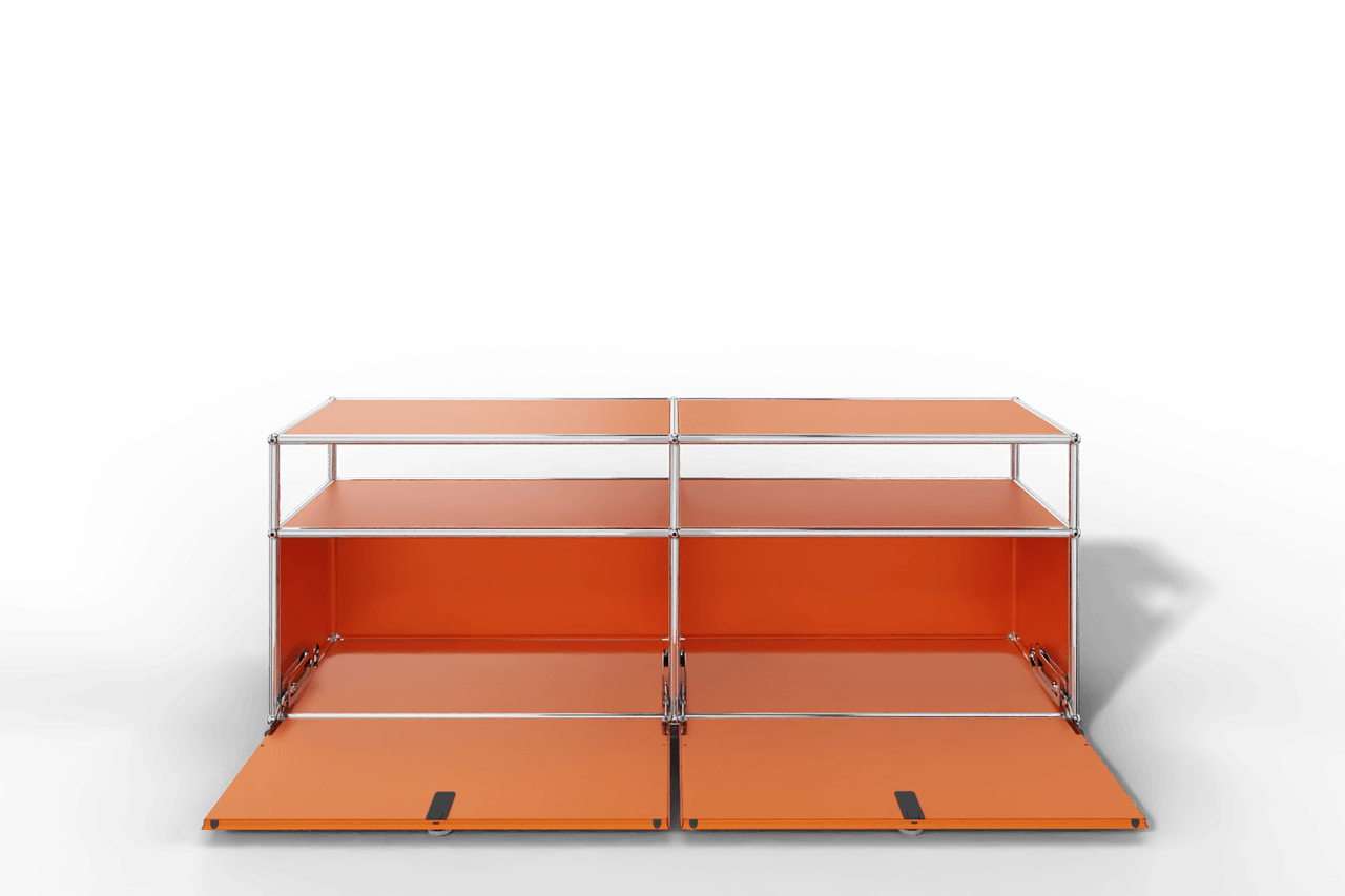 USM Haller Lowboard, mit 2 Klapptüren, von Paul Schärer & Fritz Haller Produktbild
