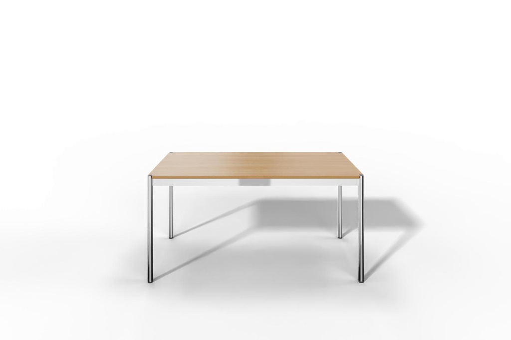 USM Haller Tisch, Tiefe 750 mm, Holz furniert, geölt / lackiert, Oberfläche wählbar, Länge wählbar