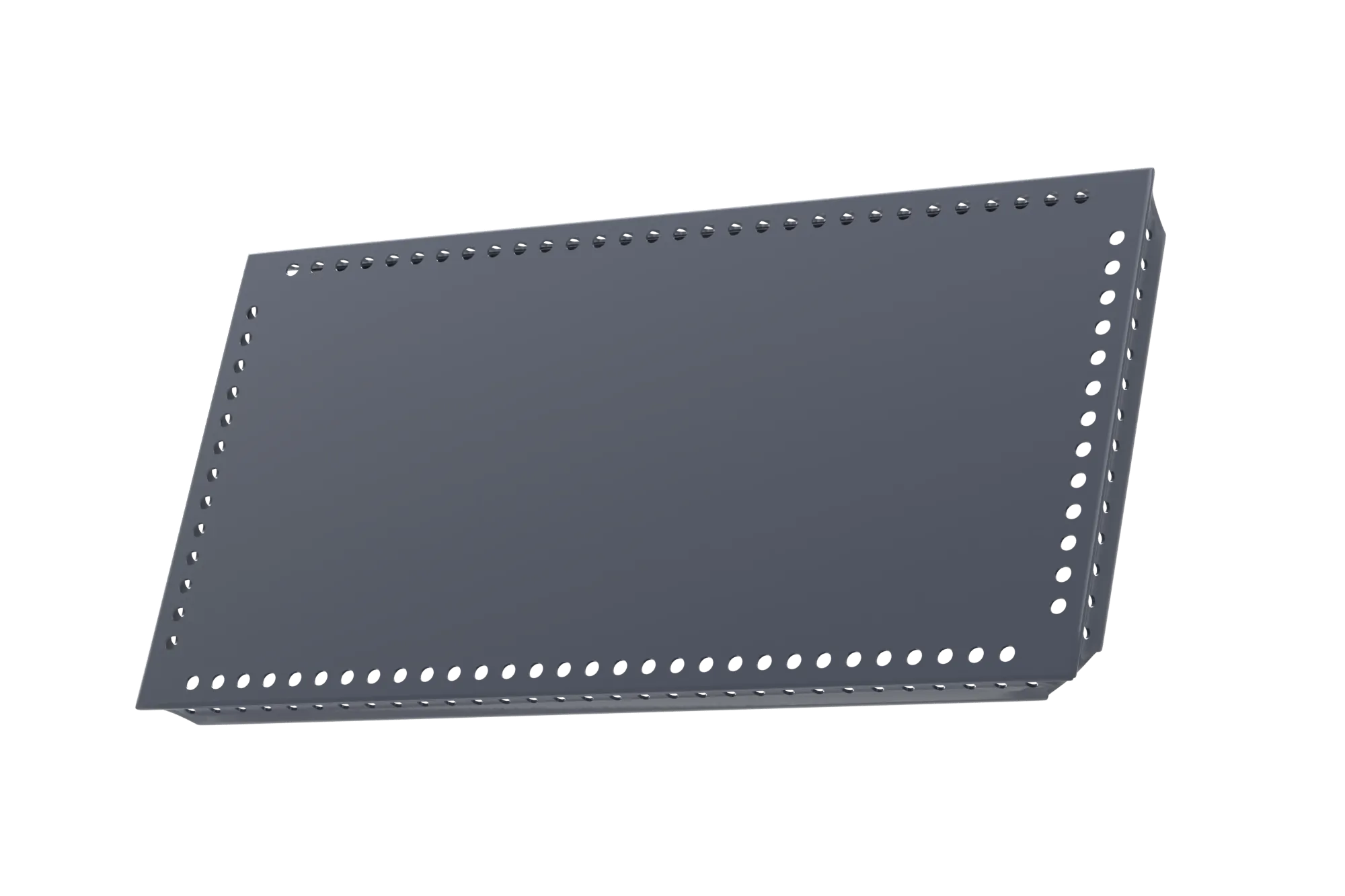 USM Haller Tablar Gelocht Mittelgrau 175x350 Produktbild