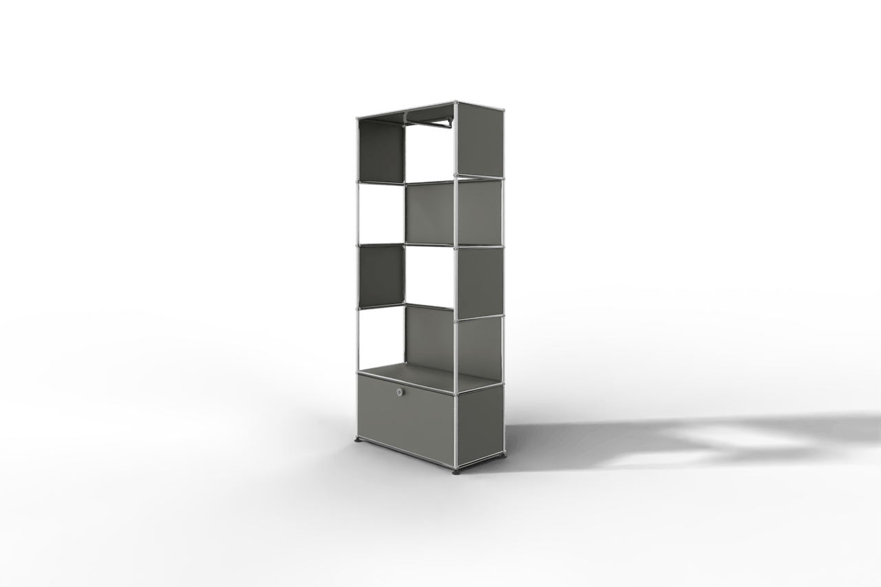 USM Haller Garderobe, 750 mm breit, mit Klapptüre Produktbild