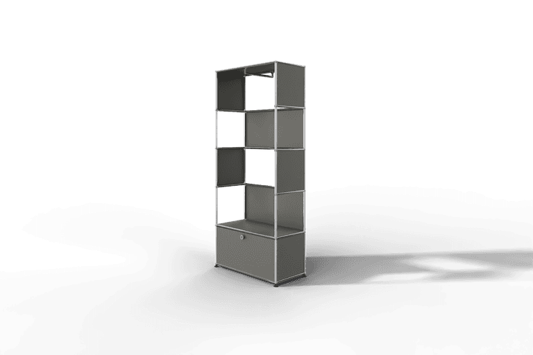 USM Haller Garderobe, 750 mm breit, mit Klapptüre Produktbild