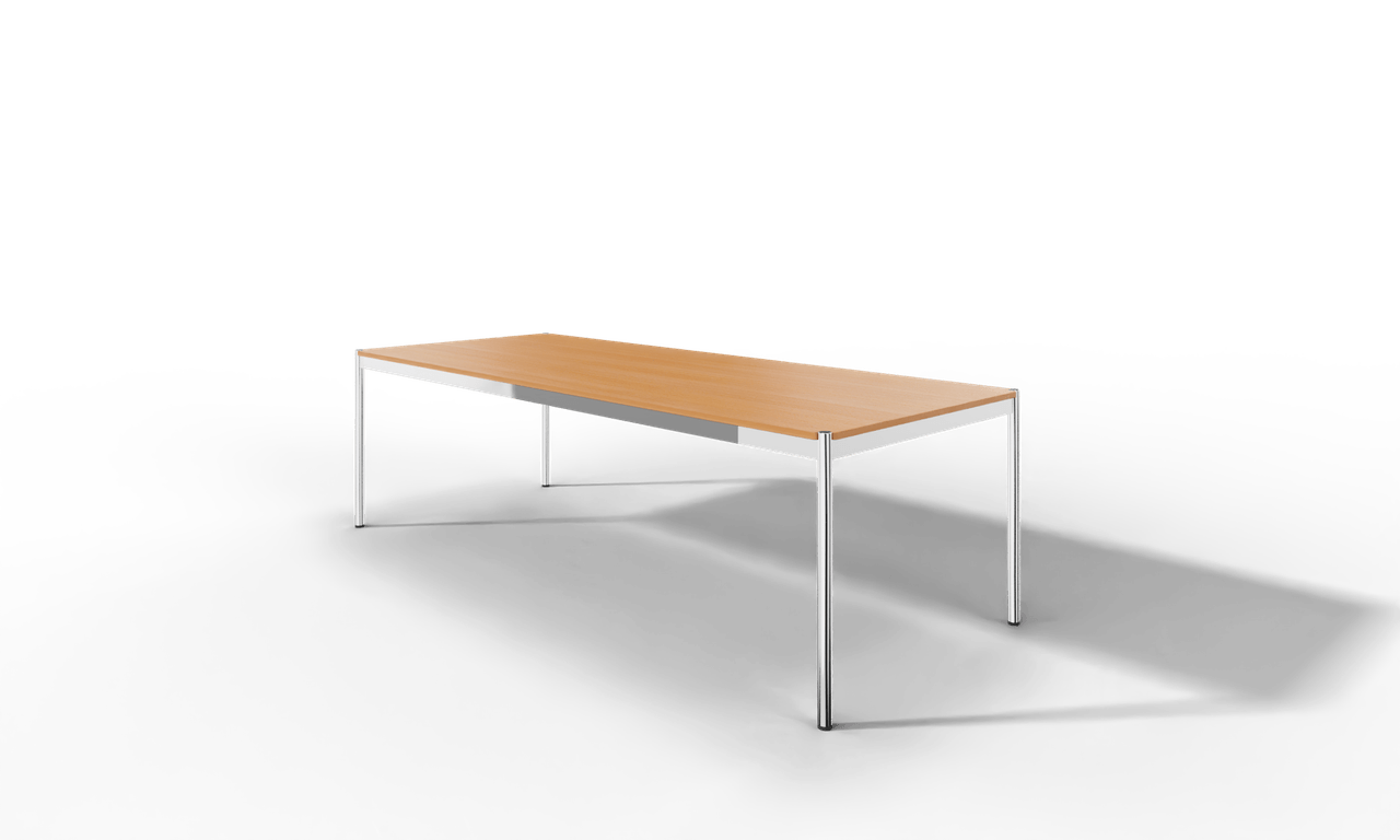 USM Haller Tisch, Tiefe 1000 mm, Holz furniert, geölt / lackiert, Oberfläche wählbar, Länge wählbar Produktbild