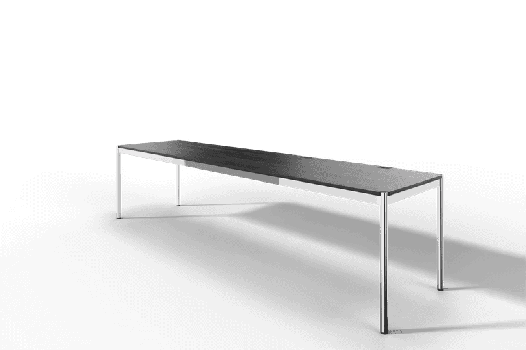 USM Haller Tisch Plus,Tiefe 750 mm, Oberfläche Holz furniert Produktbild