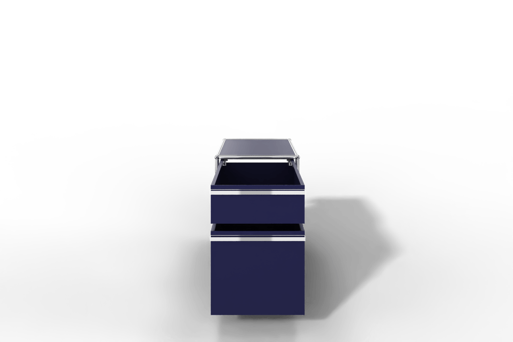 USM Haller Rollcontainer mit Hängeregistratur, wahlweise abschließbar. 14 Farben konfigurierbar. Produktbild