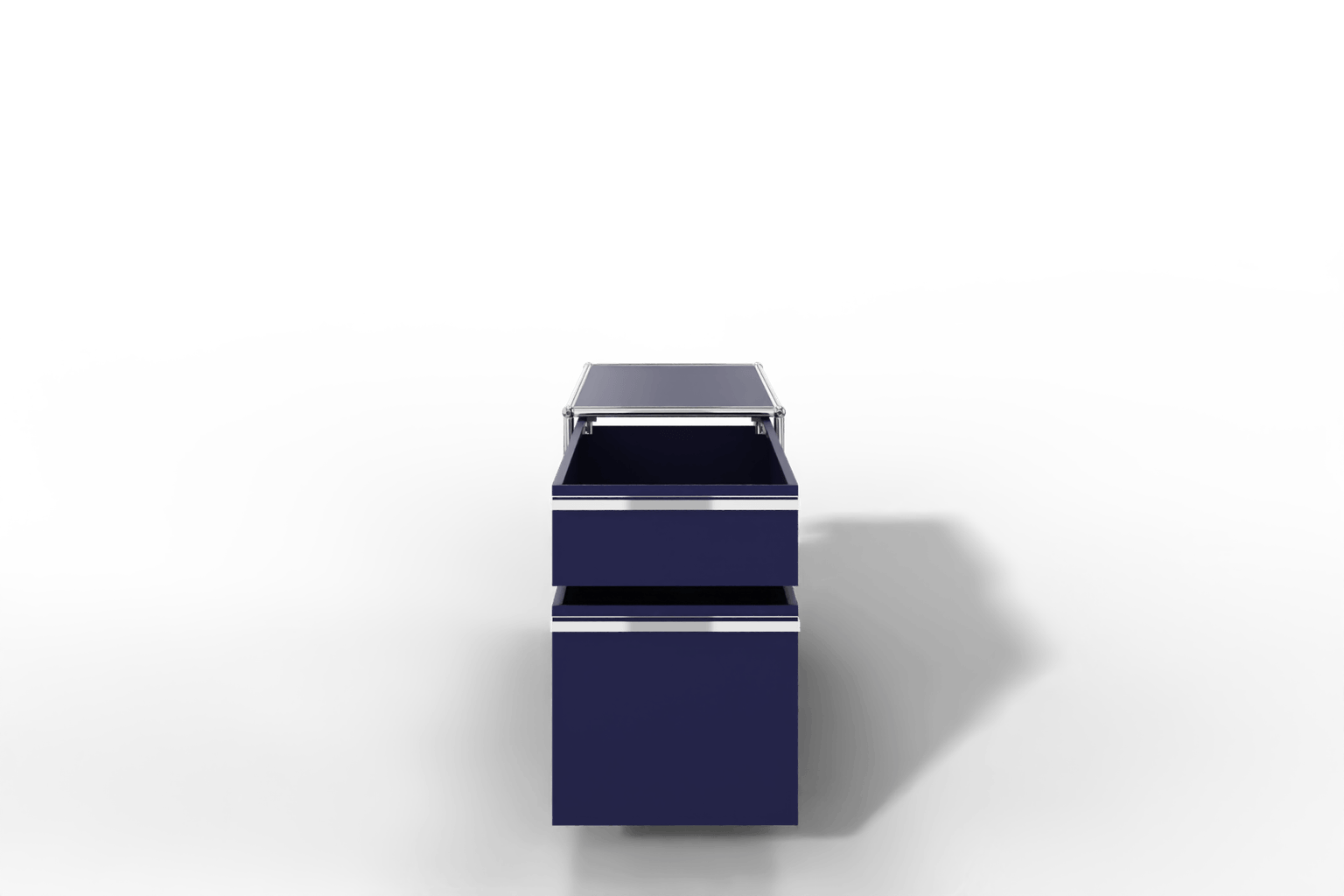 USM Haller Rollcontainer mit Hängeregistratur, wahlweise abschließbar. 14 Farben konfigurierbar. Produktbild