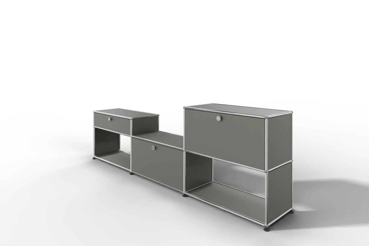 USM Haller Sideboard, 2 Klapptüren und 1 Schubkasten Produktbild