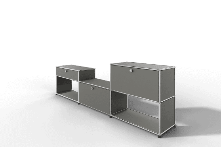USM Haller Sideboard, 2 Klapptüren und 1 Schubkasten Produktbild
