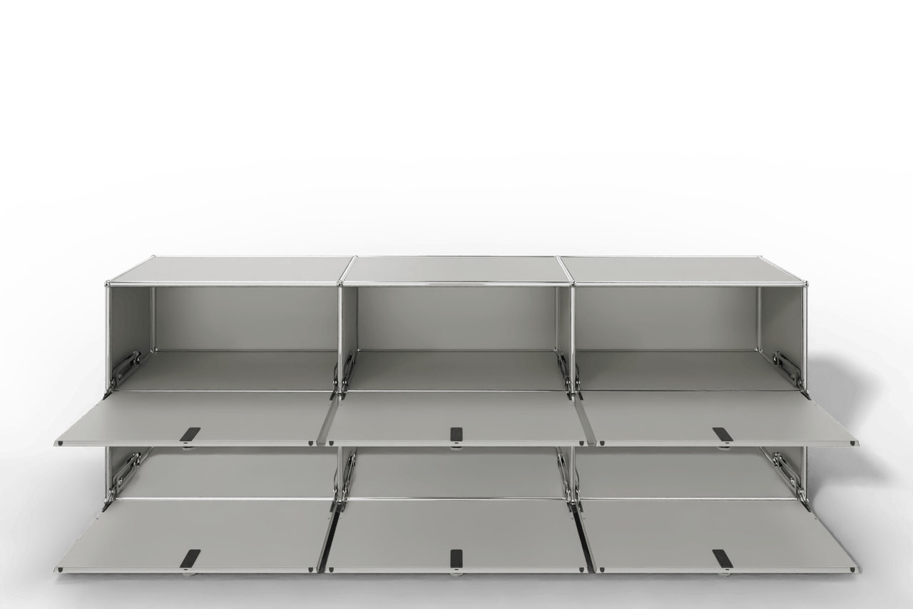 USM Haller Sideboard, mit 6 Klapptüren, von Paul Schärer & Fritz Haller Produktbild