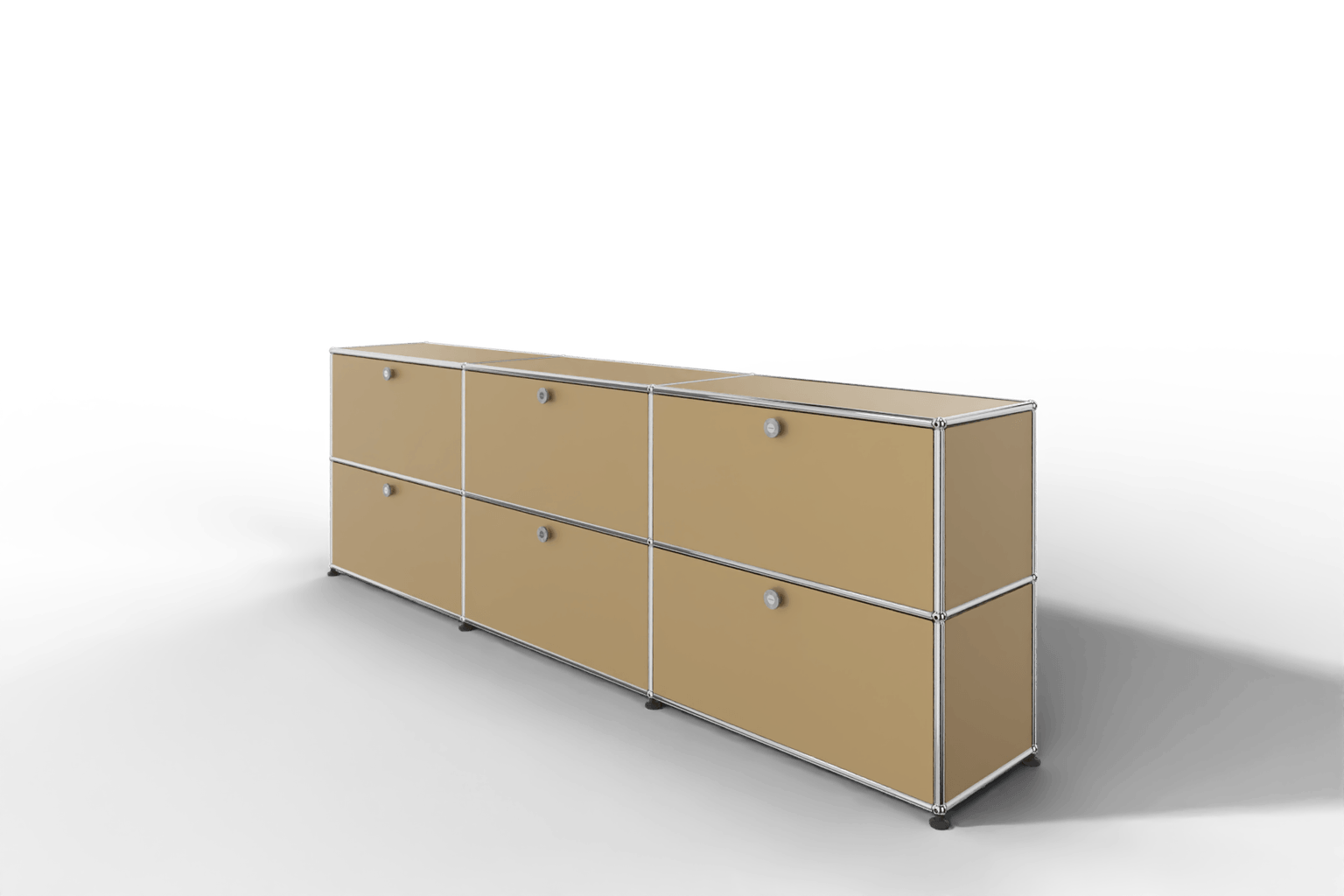 USM Haller Sideboard, mit 6 Klapptüren, von Paul Schärer & Fritz Haller Produktbild