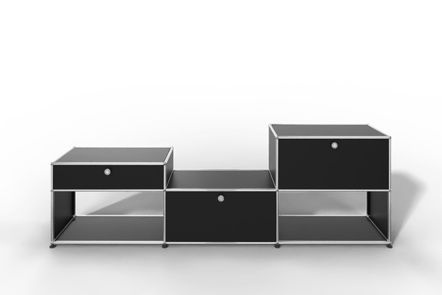 USM Haller Sideboard, 2 Klapptüren und 1 Schubkasten