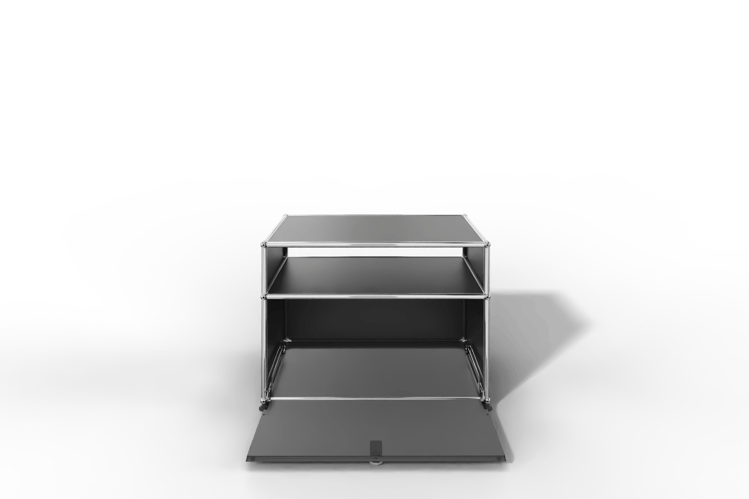 USM Haller TV-Lowboard klein mit einem offenen Fach Produktbild