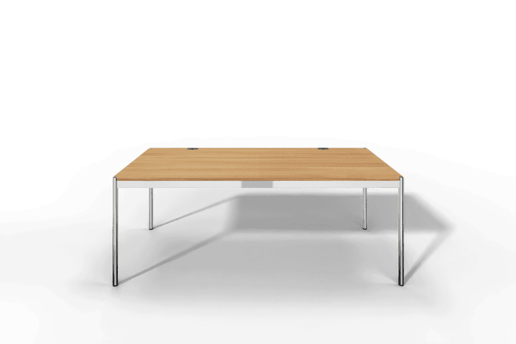 Tisch Plus,Tiefe 1000 mm, Oberfläche Holz furniert