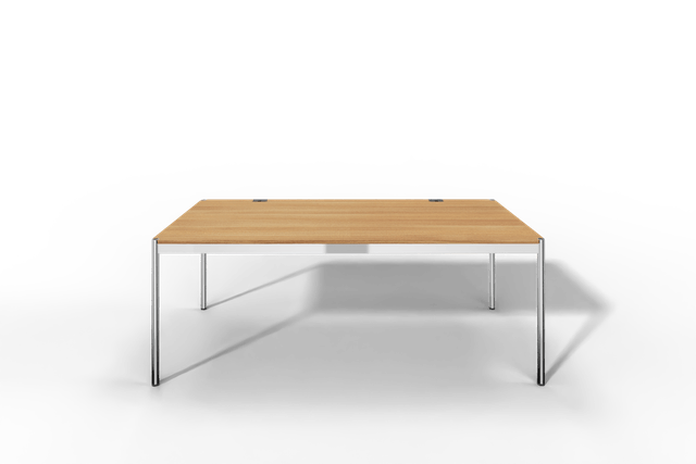 USM Haller Tisch Plus,Tiefe 1000 mm, Oberfläche Holz furniert