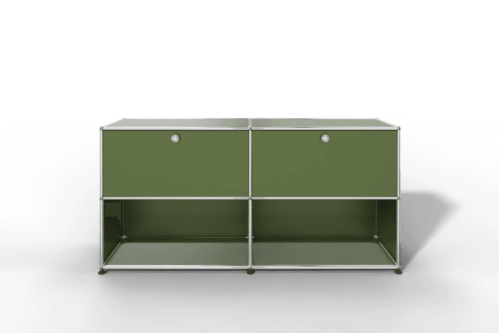 Sideboard 4 Elemente mit 2 Klapptüren oben