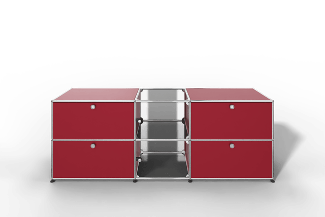 USM Haller Sideboard mit Vitrinen-Element
