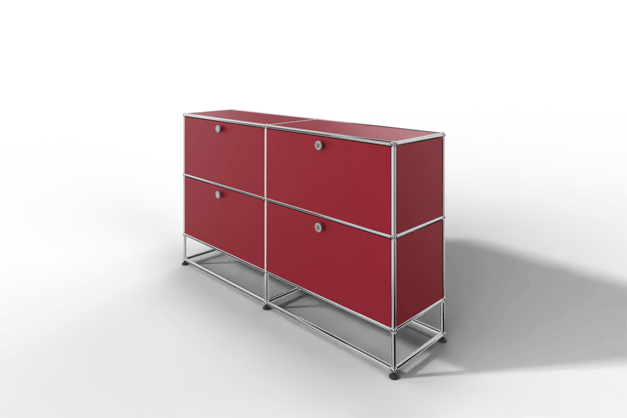 USM Haller Sideboard, mit 4 Klapptüren und Sockel von Paul Schärer & Fritz Haller Produktbild